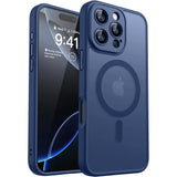 Luxury Transparent Candy Color Matte Magnetic Case For iPhone