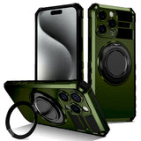 Shockproof Armor Ring Holder Magnetic Case For iPhone