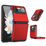 Telescopic Hinge Silicone Shockproof Case For Samsung Z Flip