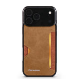 Vintage Leather Wallet Case With Card Holder for iPhone
