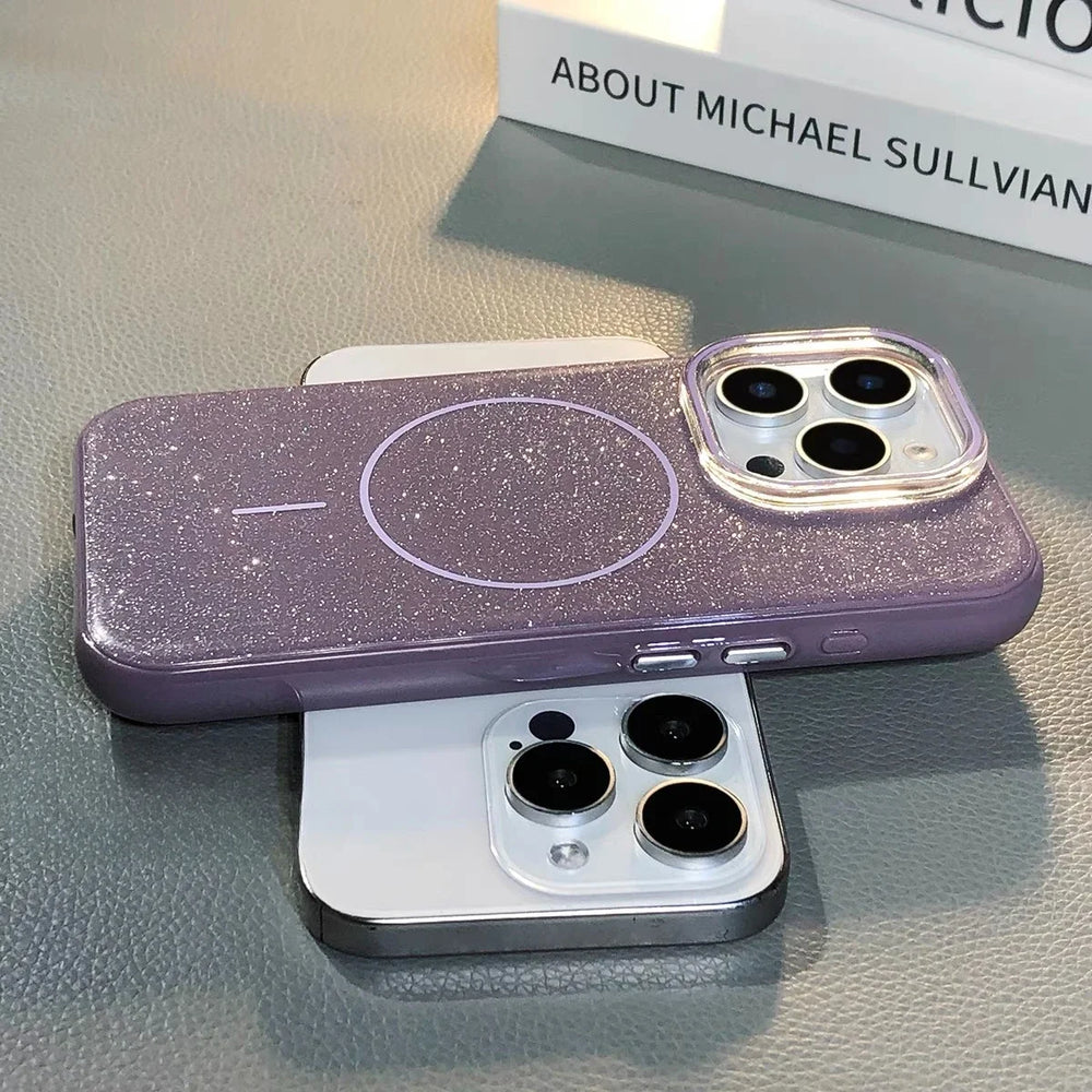 Luxury Glitter Bling Magnetic Case For iPhone