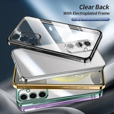 Plating Silicone Clear Soft Case For Samsung