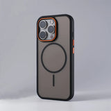 Luxury Matte Translucent Magnetic Case For iPhone