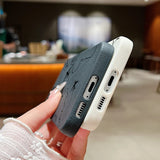 Airplane Flight Path Pattern Silicone Phone Case for Samsung