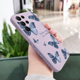 Butterfly Liquid Silicone Case for Samsung