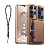 Full Body with Card Holder Kickstand Wallet Phone Case for Samsung