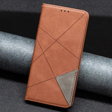 Leather Flip Wallet Case with Card Slots for iPhone