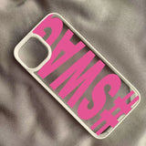 Bold Letter Shockproof Case for iPhone