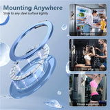 Ring Holder Magnetic Clear Case For Samsung
