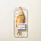 Salted Fish Creativity Clear Phone Case For Samsung