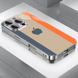 Minimal Stripe Electroplated Phone Case for iPhone