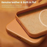 Luxury Leather Magnetic Soft Phone Case for iPhone