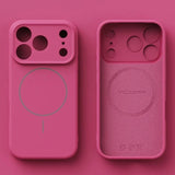 Magnetic Liquid Silicone Skin Feel Case for iPhone