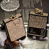 Luxury Bling Rhinestone Ring Holder Case for Samsung Z Flip