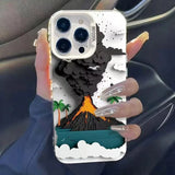 Volcanic Eruption Phone Case For iPhone