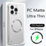 Magsafe Thin Matte  Frameless Magnetic Wireless Charging Case for iPhone