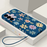 Daisies Flowers with Lanyard Case For Samsung