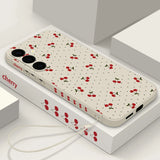 Little Cherry Magnetic Lanyard Phone Case For Samsung