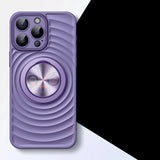 3D Matte Magnetic Stand Holder Hard Phone Case for iPhone