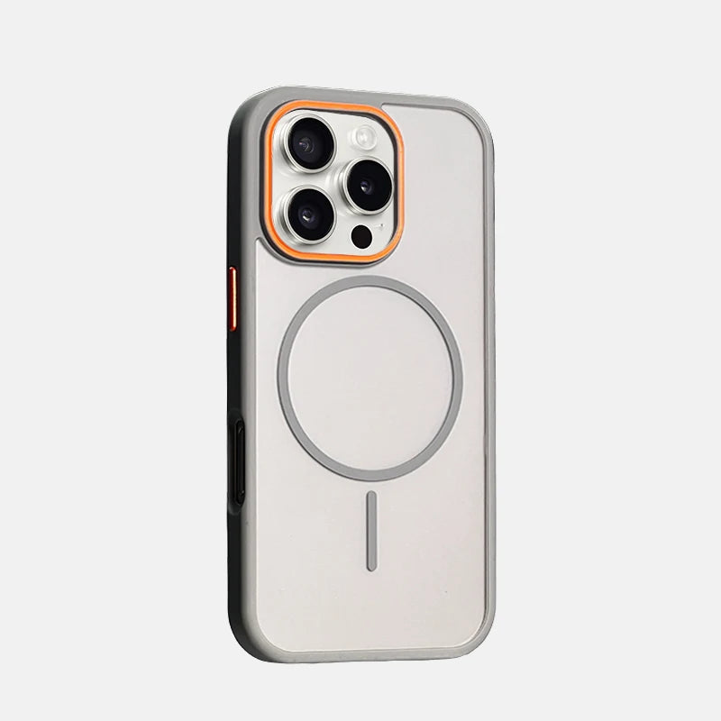 Luxury Matte Translucent Magnetic Case For iPhone