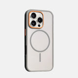 Luxury Matte Translucent Magnetic Case For iPhone