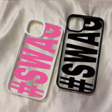 Bold Letter Shockproof Case for iPhone