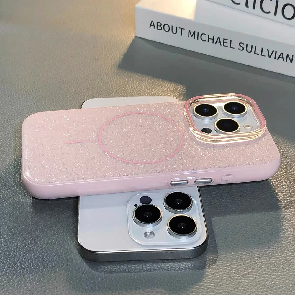 Luxury Glitter Bling Magnetic Case For iPhone