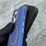 Ultrathin Simple Magnetic Lanyard Bumper Case for iPhone