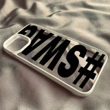 Bold Letter Shockproof Case for iPhone