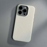 Luxury Wireless Charging Magnetic Leather Phone Case For iPhone