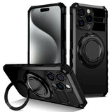 Shockproof Armor Ring Holder Magnetic Case For iPhone