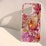 Pink Heart Starfish Coral Jellyfish Pattern Phone Case for iPhone