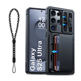 Full Body with Card Holder Kickstand Wallet Phone Case for Samsung