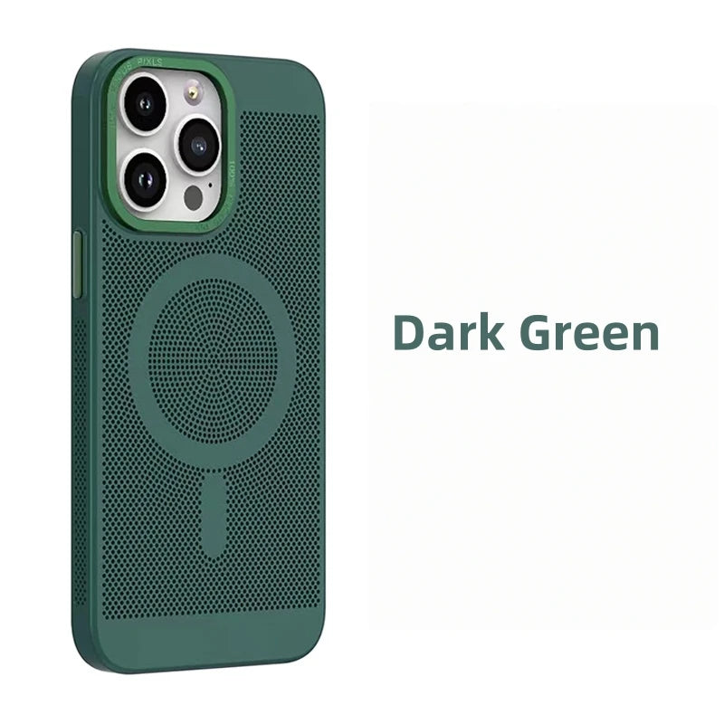 Luxury Cooling Magnetic Phone Case For iPhone