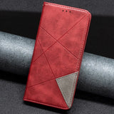 Leather Flip Wallet Case with Card Slots for iPhone