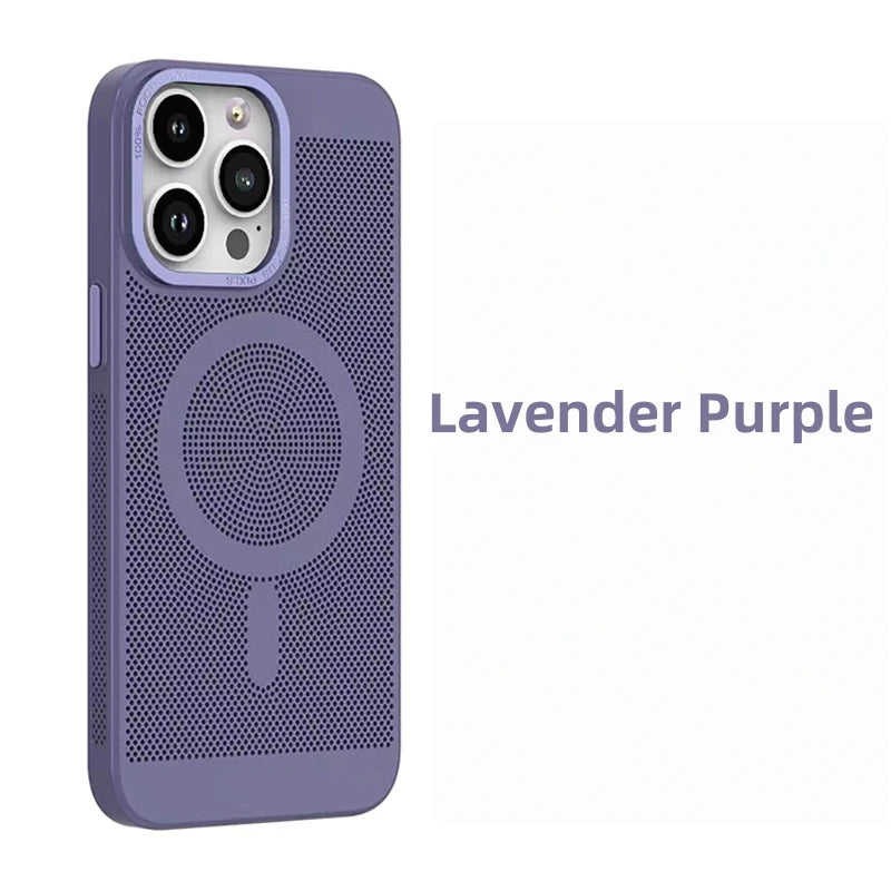 Luxury Cooling Magnetic Phone Case For iPhone
