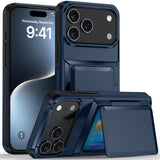 Card Holder Shockproof Case For iPhone