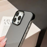 Business Frameless Leather Texture Case For iPhone