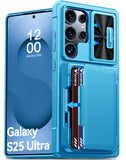 Full Body with Card Holder Kickstand Wallet Phone Case for Samsung