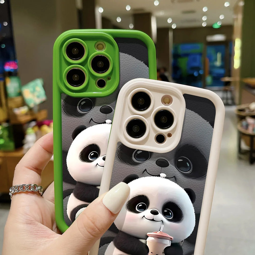 Cute Panda Case For iPhone