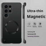 Thin Metallic Paint for Magsafe Magnetic  Borderless Case for Samsung