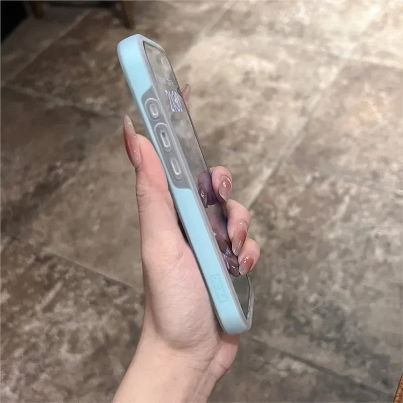 2 IN 1 Jelly Candy Color Magnetic Phone Case For iPhone