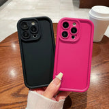 Thickened Shockproof Pure Colour Case For iPhone