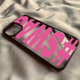 Bold Letter Shockproof Case for iPhone