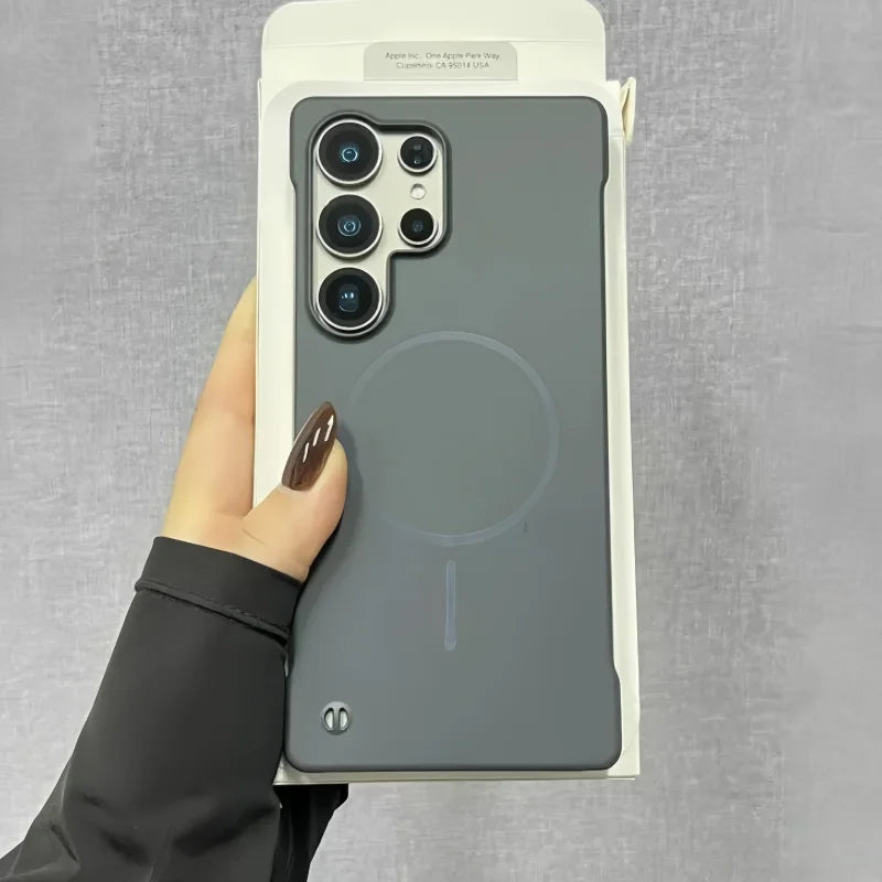 Ultra Thin Frameless Magnetic Case For Samsung
