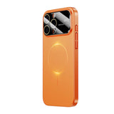 Magnetic Hard PC Lens Protector Phone Case For iPhone