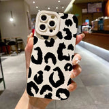 Leopard Print Lens Protection Phone Case For IPhone