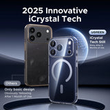 Clear Magnectic Wireless Charger Phone Case for iPhone