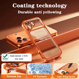 Candy Color Frosted Clear Hard Case for iPhone