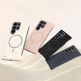 Ultra Thin Frameless Magnetic Case For Samsung